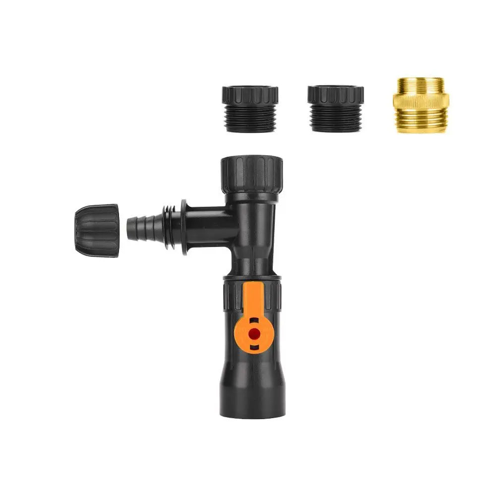 Plastic Water Changer Kit for Aquarium Includes Connectors and Parts with Conversion Head for Fish Tank Cleaning