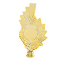 2024 Hottest Gold Plating Flame Badge Head of Trophy Award Medal and Plaques Parts and Components HP30