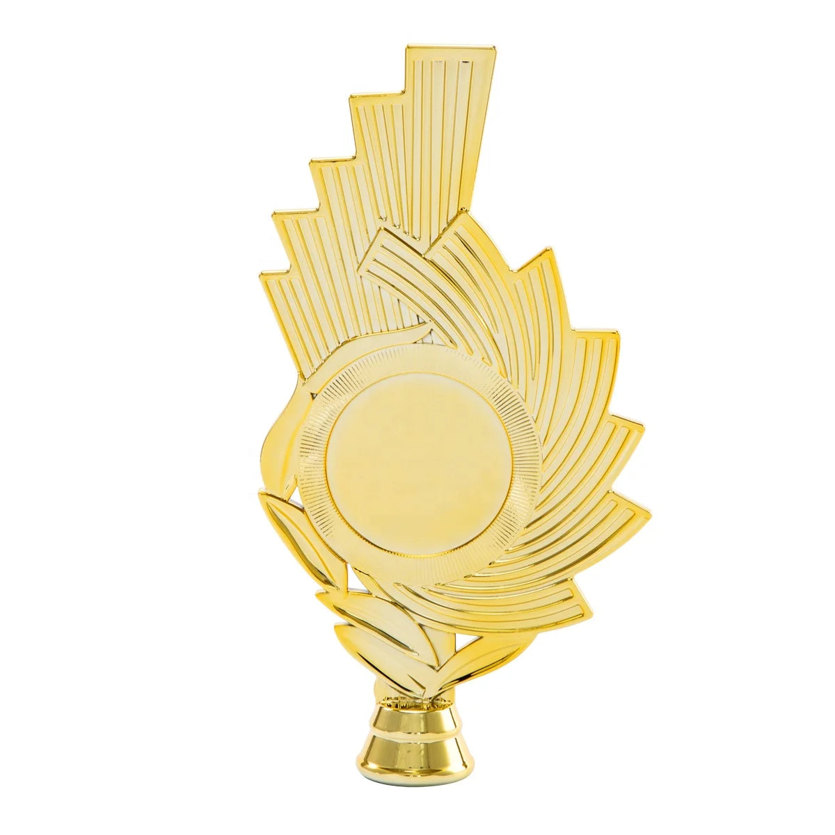 2024 Hottest Gold Plating Flame Badge Head of Trophy Award Medal and Plaques Parts and Components HP30