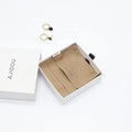 Flexography Custom Emboss Logo Small Envelope Flap Jewelry Pouch Luxury Microfiber Suede Necklace Earring Jewelry Bag