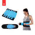 LS0810 Custom Logo Fitness Safety Waist Trimmer Belt Slimmer Kit with Low Back and Lumbar Support Weight Loss Wrap Sauna Suit