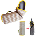 Heavy-Duty Cowhide&Jute Dog Bite Sleeve- Double-Layer Reinforced Training Gear for Working DogsTear-Resistant Chew Toy