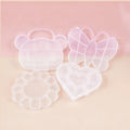 Wholesale Kawaii butterfly Bear Heart Nail Charms Storage Box Plastic Nail Rhinestone Diamond Empty case