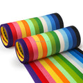 Medium Adhesive Masking Tape Sided Crepe Paper Heat-Resistant Rubber-Based Easy Stick but Leaves No Residue Kids Labeling