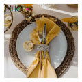 Outdoor Pastoral Natural Style 100%Cotton Cloth 42cm*42cm Square Table Linen Cotton Napkins
