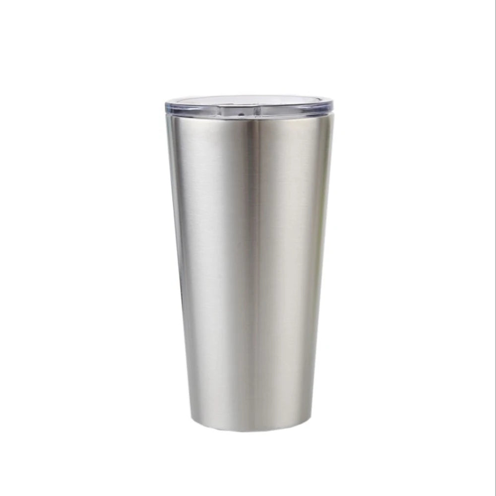 Watersy 16oz Double Wall Insulated Stainless Steel Tumbler Cups Powder Coated Sublimation for Mugs with Metal Straw