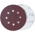 DE Warehouse 5 Inch 8 Hole Sanding Discs - 10Pcs Aluminum Oxide Sandpaper 40-2000 Grit Hook & Loop for Orbital Sanders