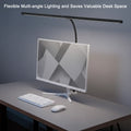 Modern Offices Study Reading Room Lighting Flexible Slim Aluminum DC Motion Sensor LED Table Lamp Eye-Caring 5 Color Temperature