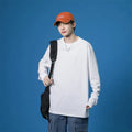 Unisex Heavy 100% Cotton T-Shirt Long Sleeve Plain Blank Design Custom Logo Embroidery Unisex Oversized Fit for Men and Women