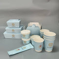Chinese Style Disposable Hot Sale Take Out Customsized  Printing logo  to Go Kraft Paper Cups  Take Away Brown Kraft Paper  Cup