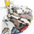 New Coming Light Weight Printed Cotton Hijab Scarf Women Floral Cotton Scarf Printed Dots Muslim Cotton Hijab Shawl