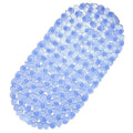 Classic Oval Pebble Design Non-Slip Shower Mats with Suction Cups Durable Comfortable Bath Mat for Bathtub Bathroom Safety Mats