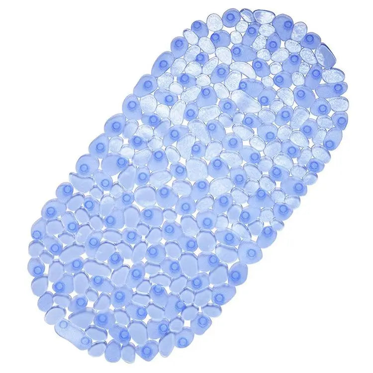 Classic Oval Pebble Design Non-Slip Shower Mats with Suction Cups Durable Comfortable Bath Mat for Bathtub Bathroom Safety Mats