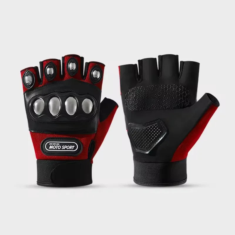 Wholesale Anti-slip Custom Men Fitness Hand Protect Outdoor Sports Half Finger Cycling Gloves