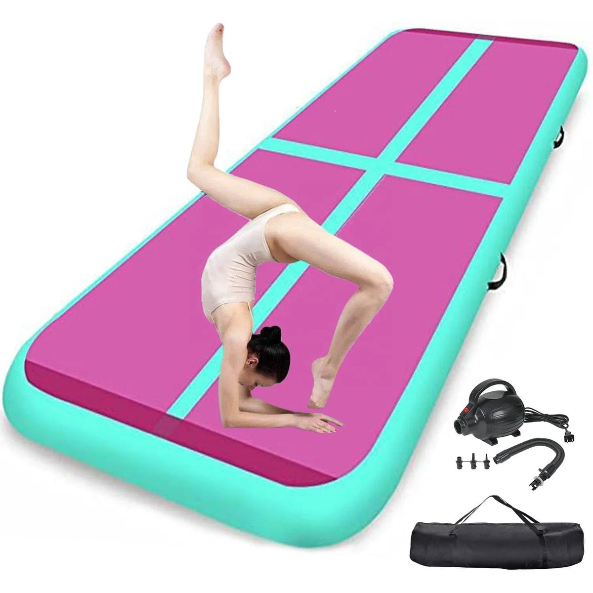 Wholesale air Track Gymnastics Mat Inflatable Tumble Airtrack Mats air Tumbling Fitness Gym Exercise Floor Mat