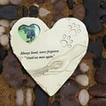 Heart-shaped Resin Pet Memorial Plaque with Dog PhotoPaw Print & Hand Touch Design Custom Sympathy Gift for Pet Loss