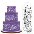 2pcs DIY Cake Baking Tool Plastic Cake Stencil Wedding Cake Decoration Sugar Sieve Coffee Templates Bakery Tools