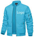 Custom Logo Windproof Spring Windbreaker Jackets Design Bomber Men'S Zip Jacket Zip up Gym Jacket