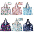 2024 Eco Friendly Recycled Waterproof Extra Large Nylon Grocery Shopping Tote Bag Custom Washable Reusable Grocery Bag Foldable