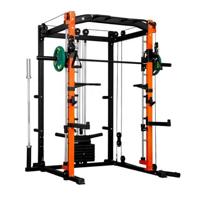 2022 Manufacture Strength Equipment Multi Function Squat Rack Light-commercial Smith Machine Rack