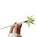 Summer Fairy Green Beaded Grape Fruit Hairpin Ancient Style Handmade Hair Stick Pin Buyao Hair Accessories Women