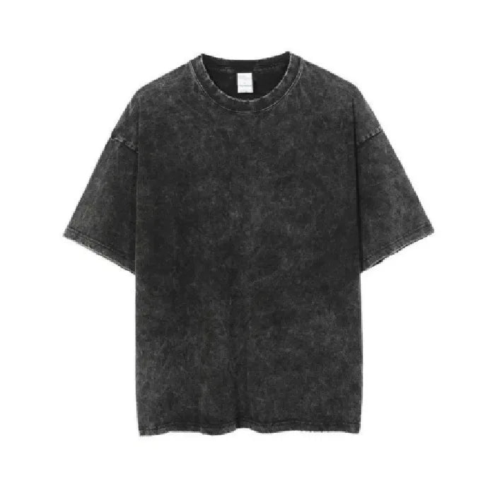 Wholesale Acid Wash Vintage T-Shirt for Men Oversize and Lightweight Made of Breathable Heavyweight Cotton Sizes 4XL