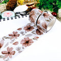 Scrapbooking Supplies Washitapes Japanese Wholesale Custom Printed Adhesive Sticker Paper Water Activated Single Sided Acrylic