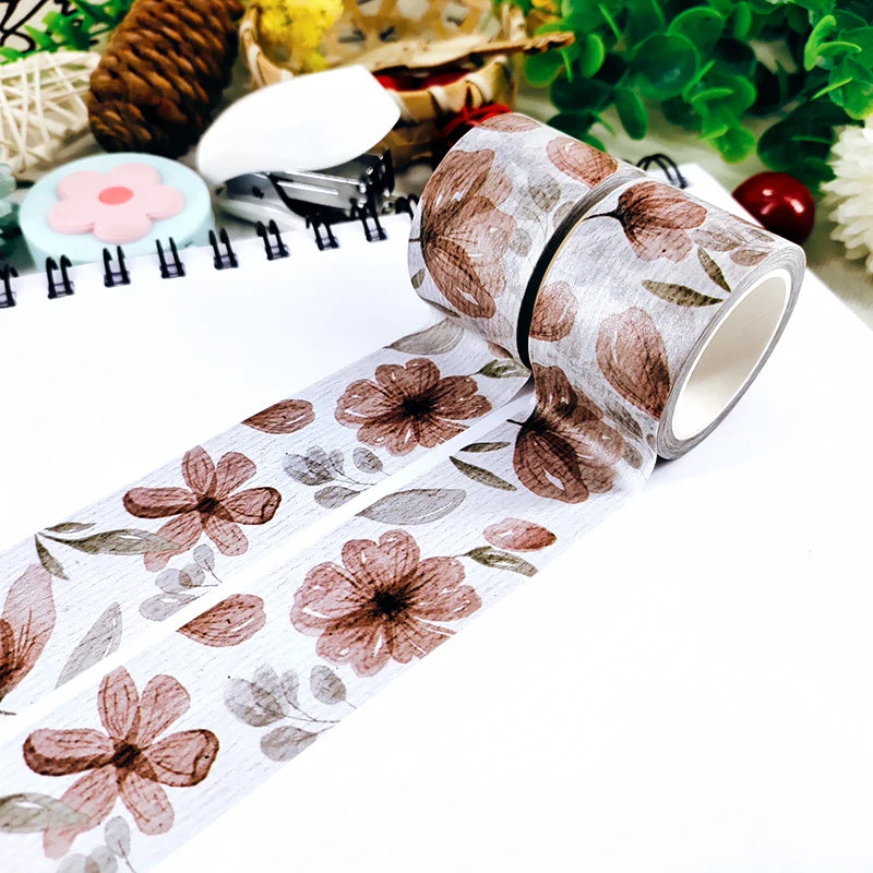 Scrapbooking Supplies Washitapes Japanese Wholesale Custom Printed Adhesive Sticker Paper Water Activated Single Sided Acrylic