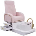 Pink Modern Luxury Beauty Nail Salon Furniture Foot Spa Pedicure Chair