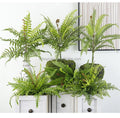 Artificial Plant Ceiling Wall Decoration Artificial Persian Green Grass Fern Plant Artificial Palm for Hotel Home Wall Decor