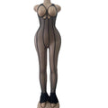 New Sexy Fishnet Bodysuit Nightclub Lingerie See Through Exotic Bodysuit Bodystocking Suit Lingerie