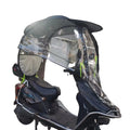 All Black Color Covered Motorcycle Umbrella Cover Bike Umbrella Waterproof Windproof Sunshade Electric Scooter Umbrella