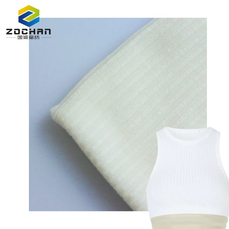 Factory Outlet 96% Lyocell 4%spendex 4*3 Rib Fabric Stretch Knit Shirt Guaranteed After Sale