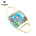 CIGARLOONG Cuban Cigar Cutter Style Custom Full Printing sharp Blade Metal Basic Cigar Cutter for Cigar Shop