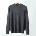 Autumn and Winter Men's Wool Blend Pullover Soft Warm Cotton Wool Pullover O-neck Long Sleeve Knitted Pullover Sweater for Men