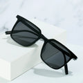 CONCHEN Black square Trendy Luxury Women Sun Glasses Polarized Sunglasses Custom logo