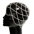 Mesh Round Head Chain Rhinestone Crystal Headwear Hair Accessories Wedding Jewelry