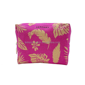 Factory Price Promotional Makeup Bag Light Colours Rectangular Shape Cosmetic Pouch