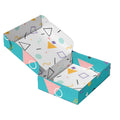 KY-230601021 Custom Stock Premium Color Printing Folding Pink Paper Cardboard Corrugated Clothes/Dessert Packaging Paper Carton