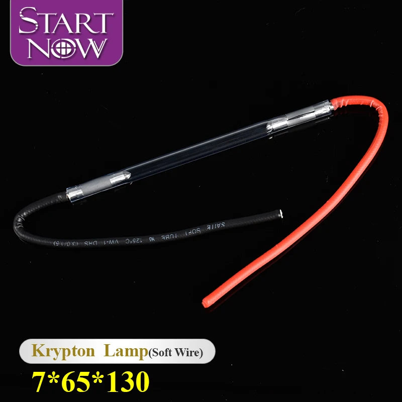 Xenon Lamp 7*65*130 Laser Xenon Flash Lamp for IPL Machine Tube Skin Rejuvenation Photo Rejuvenation Eyebrow Tattoo Remove