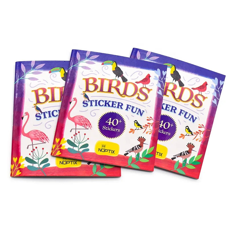 Custom High Quality Kiss Cut Vinyl Sticker Book for Kid