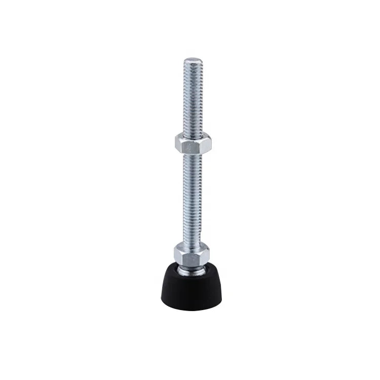 Factory Direct Light Weight M6x60mm Black Base M6x40mm Grey Base Screw Steel Leveling Feet for Aluminum Profile