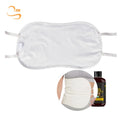 PUL Oil Leakproof Less Mess Castor Oil Compress Pack Reusable Comfort Sleep Fit Soft Ties Organic Cotton Castor Oil Wrap