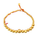 Dubai Jewelry Gold Plated-Plated Frosted Bead Bracelet Women's Long Time Fade Gold Plated Jewelry Hot Selling Fashion