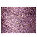 Angjia AJ High Tenacity Hot Selling 3mm Paillette Yarn with Polyester Thread Sequins Dyed Pattern Hand Knitting Made in China