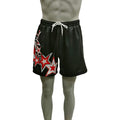 Custom Sublimation Men's Shorts with Breathable Soft Mesh Zip Pockets Durable Knitted Weaving Drawstring Closure Casual Style