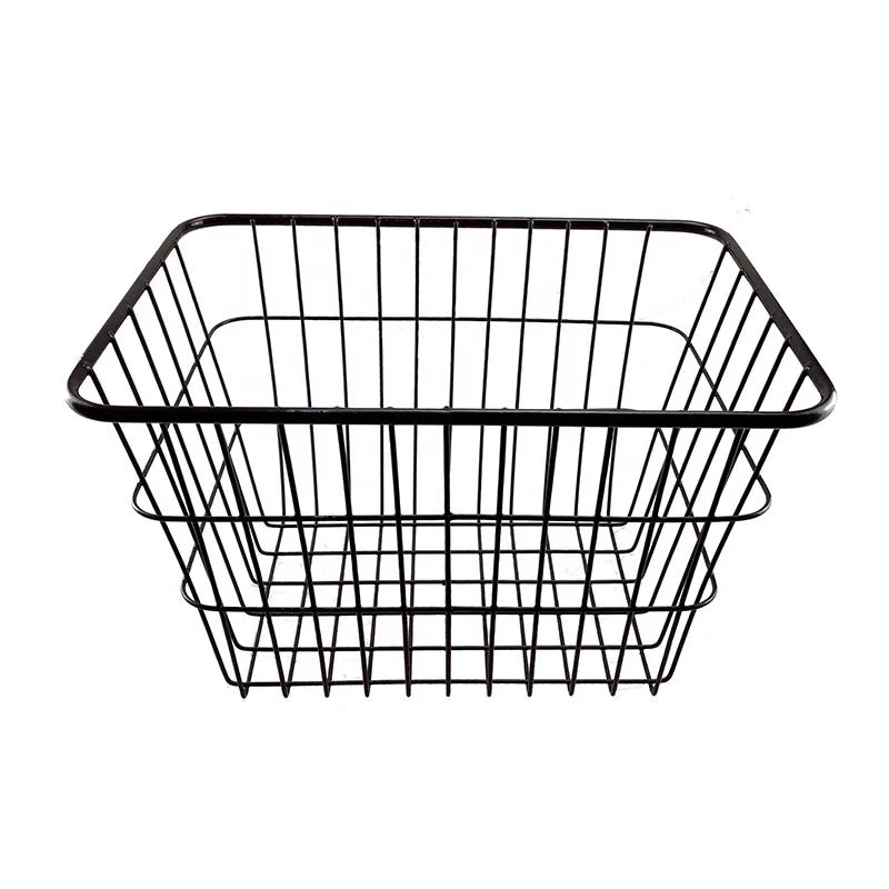 Direct Factory Wholesale MTB Bicycle Parts Steel Front Folding Basket for City Bike