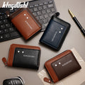 Multi-card Position Leather Anti-degaussing Rfid Change ID Card Holder