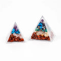 HY Hot Selling Natural Healing Crystal Stone Craved Chakra Healing Stones Pyramid for Decoration Gift