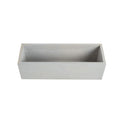 Vintage Gray Wooden Desktop Flower Box Small Rectangle Planter for Home or Office Multifunctional Jewelry Display Stand